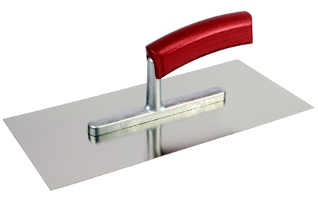 Paca wygładzająca prosta 280x130x1mm, uchwyt drewniany, stal nierdzewna, 21.011.02 Kaufmann