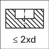 Gwintownik maszynowy DIN374 HSSE, typ INOX 6H, kształt B M22x1,5 FORMAT GT