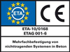 Kotwy wbijane UPAT USA M10 nierdzewne A4 50szt