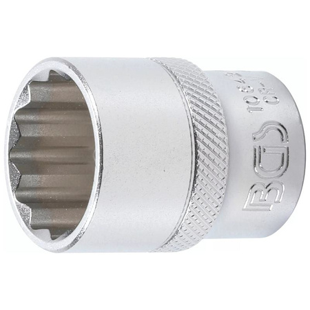 Dwunastokątna nasadka 22 mm; napęd 12,5 mm (1/2"), BGS 10642