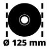 Szlifierka kątowa 125mm sieciowa TC-AG 125/850 (4430971) EINHELL