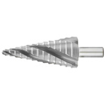 Wiertło stopniowe Ø 4-12 mm, HSS, poczwórny rowek spiralny, EXACT