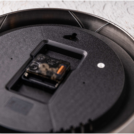 Zegar ścienny stal nierdzewna Ø30 cm KINGHoff