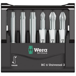 Zestaw bitów Bit-Check 6 Universal 2 (płaski, krzyżakowy PZ-PH, TORX®) Wera