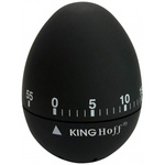 Czarny minutnik kuchenny KINGHoff
