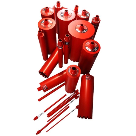 Wiertło diamentowe koronowe 16 x 400 mm do betonu, żelbetu, kamienia i gresu PRAXER