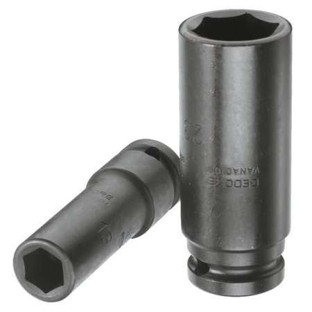 Klucz nasadowy do zakrętarek 1/2", kształt długi, 23 mm, Gedore K 19 L 23, 6199810