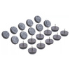 Zestaw 20 podkładek filcowych z gwoździem Ø 24 mm, BGS Diy 80868