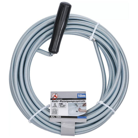 Spirala do udrażniania rur 10 m, BGS Diy 1993