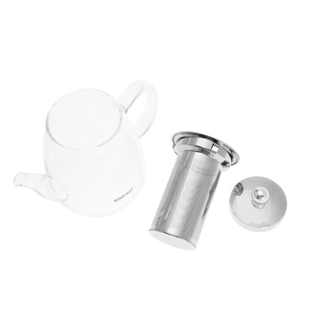 Zaparzacz szklany z sitkiem, 0,60l, KINGHoff