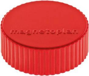 Magnesy do tablic magnetycznych udźwig 2kg 10SZT czerwone