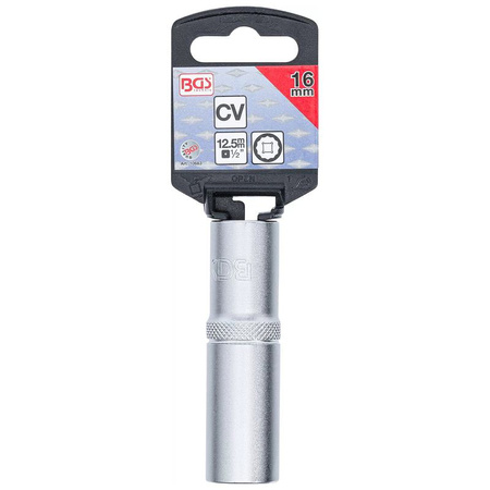 Głęboka dwunastokątna nasadka 16 mm; napęd 12,5 mm (1/2"), BGS 10683