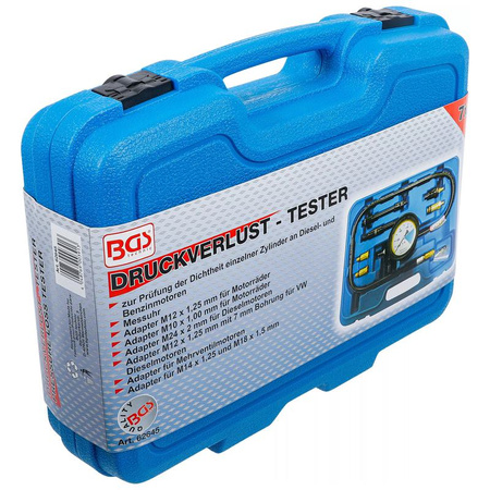 Zestaw do testu strat ciśnienia 7 szt., BGS 62645