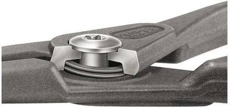 Szczypce do pierścieni osadczych zgięte pod kątem 90° Ø 3-10 mm KNIPEX 49 21 A01