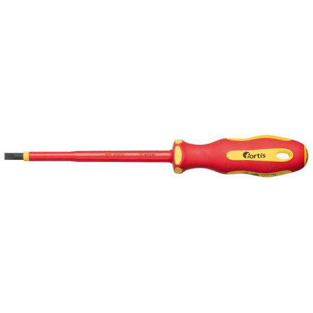 Wkrętak płaski izolowany VDE 1000V 5,5 x 1 x 125 mm FORTIS