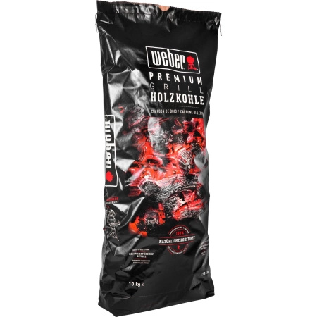 Wysokokalrowyczny węgiel drzewny do grilla Premium 10 kg 17830 Weber