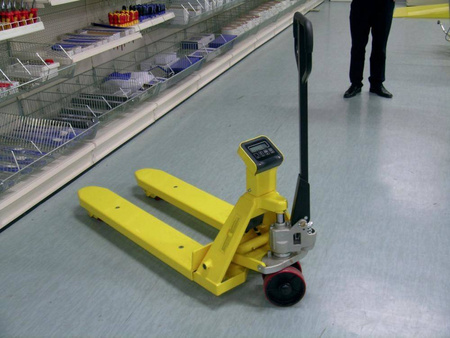 Wózek paletowy ręczny paleciak z wagą 2000kg