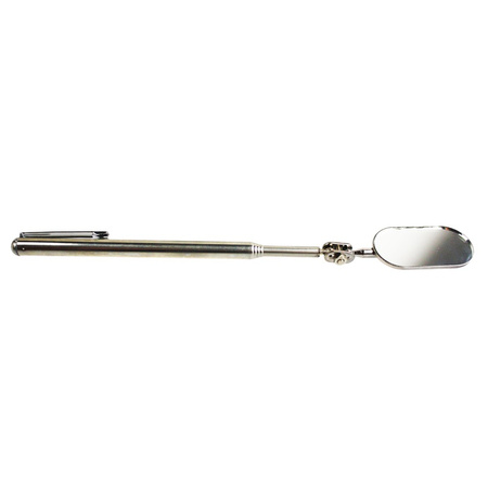 Lusterko inspekcyjne teleskopowe prostokątne owalne 25x49 mm, uchwyt 545 mm PRAXER