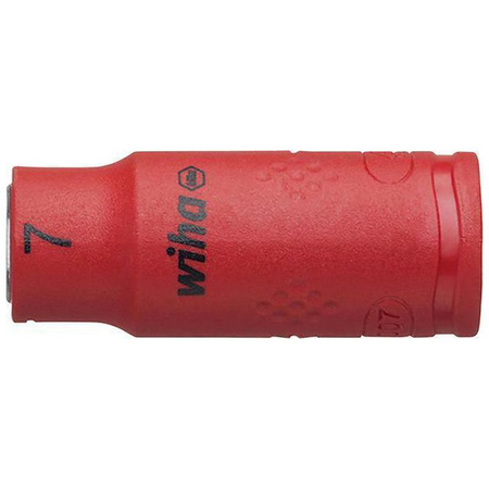 Końcówka wymienna klucza nasadowego 6-kątna 1/4" 7mm VDE Wiha
