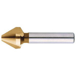Pogłębiacz stożkowy DIN334 HSS, TiN, kształt C, chwyt cylindryczny 60°, 6,3mm FORMAT