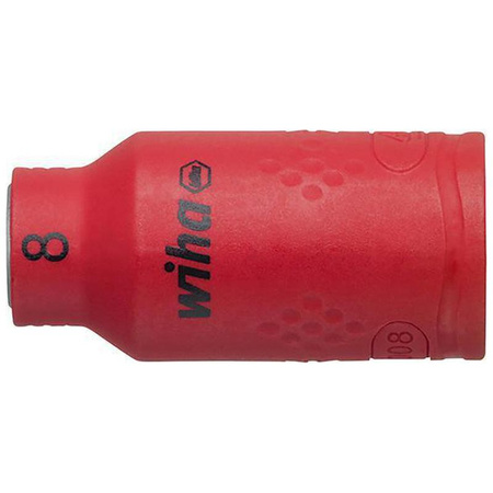 Końcówka wymienna klucza nasadowego 6-kątna 3/8" 8mm VDE Wiha
