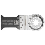 Brzeszczot E-Cut Long-Life 35×50 mm, bimetal, uzębienie rozwarte, Starlock, 1 szt., do drewna z gwoździami, FEIN