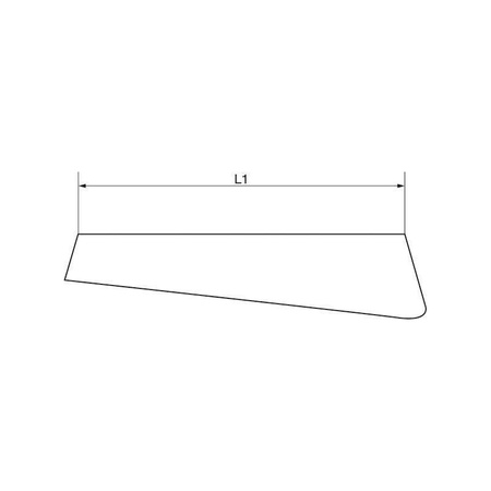 Zestaw 4 noży wymiennych do rozwiertaków ręcznych nastawnych, wielkość 00, długość ostrza 32 mm BECK