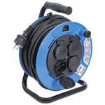 Przedłużacz bębnowy 25 m 3 x 1,5 mm² 4 gniazda z zamknięciem IP 44 3500 W, BGS 3375