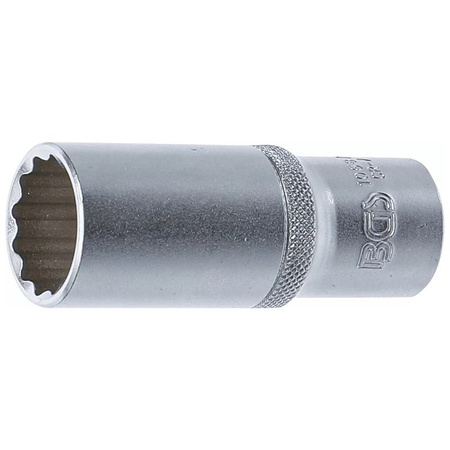 Głęboka dwunastokątna nasadka 22 mm; napęd 12,5 mm (1/2"), BGS 10687