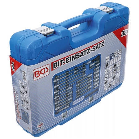 Zestaw nasadek z bitem pojazdy specjalne 38 szt., BGS 5184