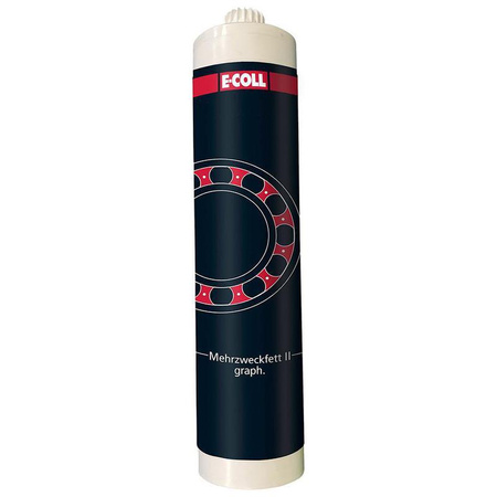 Smar uniwersalny II grafitowy Lube-Shuttle, odporność -30°C do +120°C, trwała ochrona łożysk 400 g E-COLL