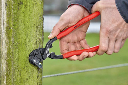 CoBolt® XL kompaktowe szczypce tnące do sworzni, drutów z rękojeściami powlekanymi tworzywem sztucznym 250 mm KNIPEX 71 31 250