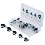 Zestaw gumowanych opasek Ø 6-16 mm 18 szt., BGS 14145