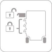 Wózek narzędziowy z asortymentem, Gedore WSL-L-TS-308, 2980347