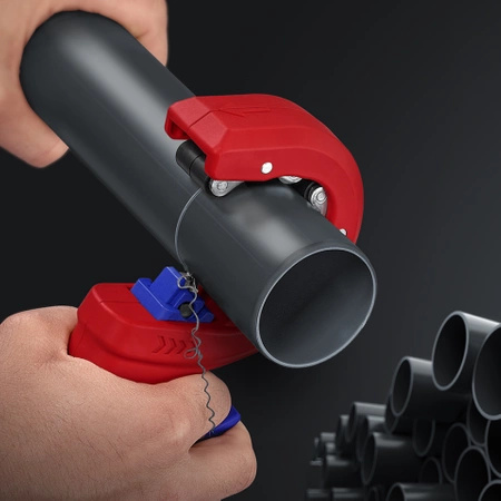 Obcinak do rur odpływowych z tworzywa sztucznego DP50 KNIPEX