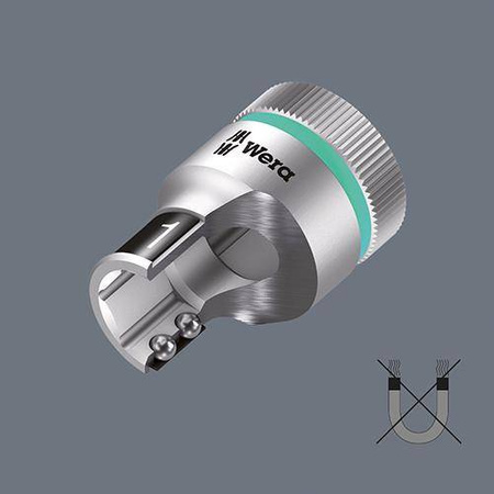 Nasadka wkrętakowa Zyklop 1/4" TORX®HF TX9x28 mm z funkcją przytrzymywania 8767 A HF Wera