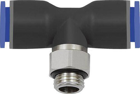 Złącze wtykowe trójnik szybkozłączka 1/8 węża 8mm