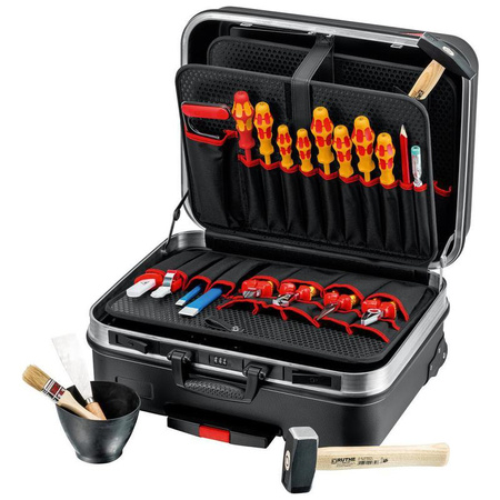 Walizka narzędziowa BIG Basic Move dla elektryków z wyposażeniem na kółkach, 515 x 269 x 439 mm KNIPEX