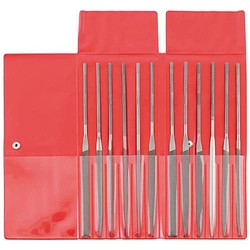 Zestaw pilników igiełkowych 160mm, nacięcie 2, 12-częściowy FORMAT