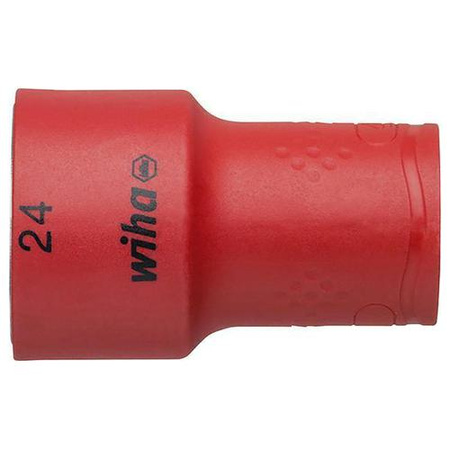 Końcówka wymienna klucza nasadowego 6-kątna 1/2" 24mm VDE Wiha