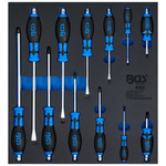 Wkładka do szuflady 2/3: zestaw wkrętaków 12 szt., BGS 4122