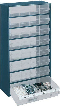 Szufladki organizer warsztatowy szafka regał RAACO 8 szuflad seria 150