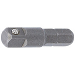Adapter z grzechotką trzpień sześciokątny 6,3 mm (1/4") - trzpień czworokątny 6,3 mm (1/4") 30 mm, BGS 8202