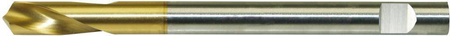Nawiertak NC długi DIN1835 HSSCo5 TiN,kształt B 120°, chwyt cylindryczny 12,0mm FORMAT