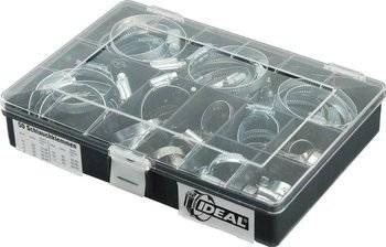 Zest.opasek zaciskowych do węza W1 12mm,posort. wg kolorow IDEAL-Schlemper