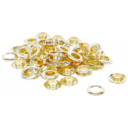 Zestaw oczek do zatrzasków 12,5 x 21 mm 40 szt., BGS Diy 88107