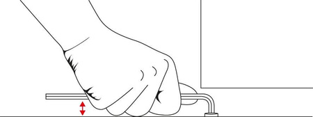Klucz imbusowy z kulką 8 mm i skróconym ramieniem Rainbow PB Swiss Tools 2222 L