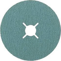 Ściernica tarczowa fibrowa, korund cyrkonowy 125mm K36 VSM
