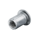 Nitonakrętka ze stali szlachetnej M5 łeb płasko-okrągły do materiałów 3-5,5 mm Goebel