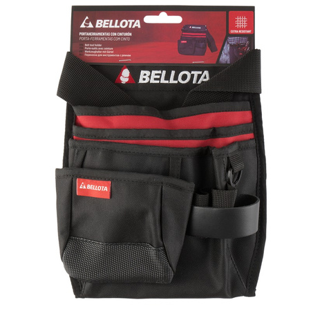 Pas narzędziowy, 4 kieszenie, pętla na młotek BELLOTA